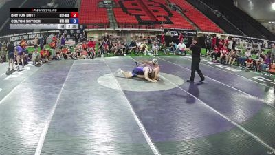 175 lbs Bryton Butt, Utah 2 HS Boys vs Colton Snyder, Montana 1 HS Boys