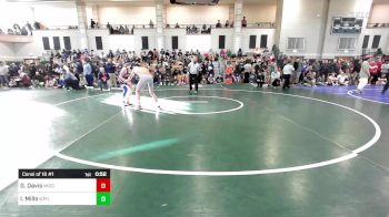 138 lbs Consi Of 16 #1 - Grant Davis, Middleborough vs Isaac Mills, Walpole