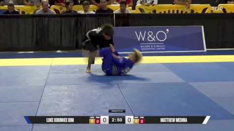 Matthew Medina vs Luke Khunhee Kim 2025 Pan Kids Jiu-Jitsu IBJJF Championship