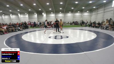 105 lbs Eva Bhattacharya, California Silver vs Drea Kruse, Nebraska