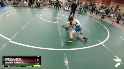 96 lbs Semifinal - Andrew Rodriguez, Gracie Barra Westchase Wrestling Club vs Jarek Gallegos, Betterman Elite Wrestling