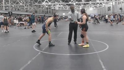 130 lbs Placement (4 Team) - Malayah Rivas, Mat Assassins Red vs William Cole, Headhunters