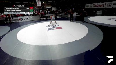 Cons. Round 7 - Macelino Nona, Valhalla High School Wrestling vs Christian Stoeber