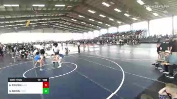 120 lbs Semifinal - Angel Casillas, Mingus Mountain WC vs Andru Gomez, Tucson Cyclones