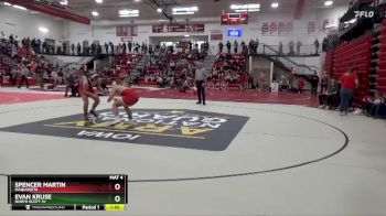 150 lbs Quarterfinal - Evan Kruse, North Scott JV vs Spencer Martin, Maquoketa
