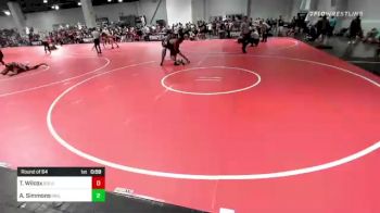 138 lbs Round Of 64 - Trevor Wilcox, Gold Rush Wr Ac vs Austin Simmons, Driller WC