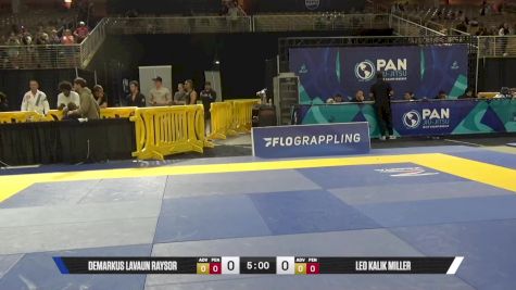 Leo Kalik Miller vs DeMarkus Lavaun Raysor 2025 Pan Jiu Jitsu IBJJF Championship