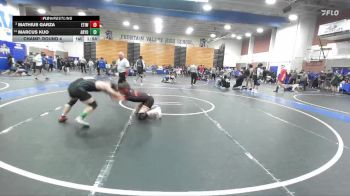 138 lbs Champ. Round 4 - Mathius Garza, Etiwanda vs Marcus Kuo, Arroyo (El Monte)