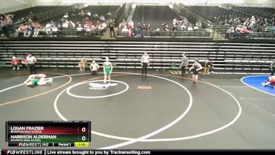 101 lbs Cons. Round 5 - Logan Frazier, Riverton High School vs Harrison Alderman, Olympus High School