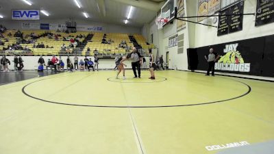 110 lbs 5th Place - Ally Duken, Edmond North vs Anjelica Morales, Little Axe Womens Wrestling