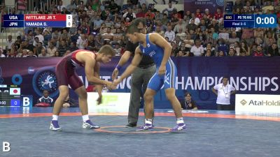 76 kg 3rd, Travis Wittlake, USA vs Shutaro Yamada, JPN