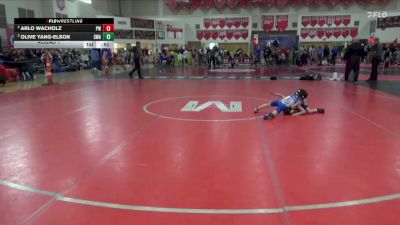 40 lbs Round 1 - Olive Yang-Elson, Summit Wrestling Academy vs Arlo Wacholz, Pinnacle Wrestling