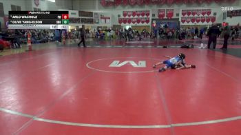 40 lbs Round 1 - Olive Yang-Elson, Summit Wrestling Academy vs Arlo Wacholz, Pinnacle Wrestling