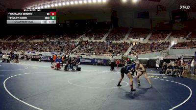 120-D1 Quarterfinal - Finley Korn, Canyon Del Oro High School vs Catalina Brown, Westview High School