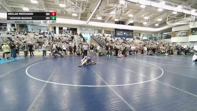 112 lbs Cons. Round 2 - Boston Backus, Champions Wrestling Club vs Declan Pritchard, Grantsville Wrestling Club