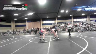 157 lbs Consi Of 64 #2 - Evan Paszek, Coronado vs Anthony Morales, Knights WC