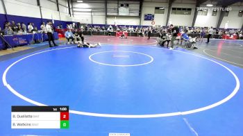 100 lbs Quarterfinal - Brady Ouellette, Smittys Barn vs Blake Watkins, South Side WC