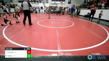 43 lbs Consolation - Lachlan Forrest, Vinita Kids Wrestling vs Roman Hicks, R.A.W.