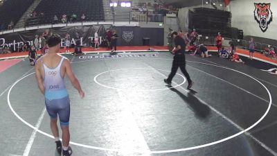 157 lbs Cons. Quarters - Tamahere Collins, Hawaii vs Tristan Johns, Nevada