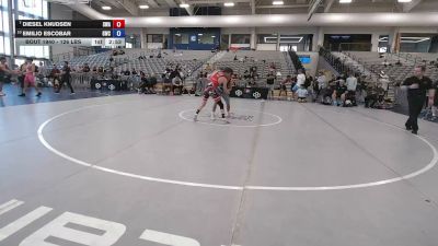 126 lbs Cons. Semis - Diesel Knudsen, Sanderson Wrestling Academy vs Emilio Escobar, Granite Wrestling Club