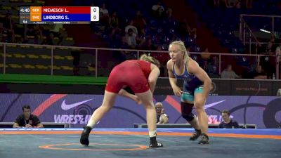 62 kg Luisa Niemesch, GER vs Sara Lindborg, SWE