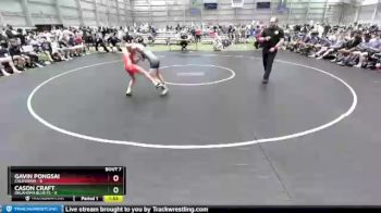 88 lbs Round 2 (8 Team) - Gavin Pongsai, California vs Cason Craft, Oklahoma Blue FS