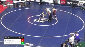 117 lbs Quarterfinal - Drew Scherer, Boiling Springs vs Blake Hostetter, Oxford
