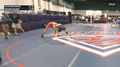 126 lbs Round Of 128 - Colin Broxterman, OH vs Michael Malizzio, IL