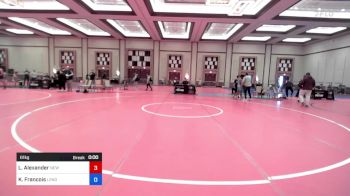 61 kg Quarterfinal - Logan Alexander, New York vs Kaelan Francois, Long Island RTC - LIRTC