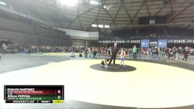 58-61 lbs 1st Place Match - Evalyn Martinez, CNWC Concede Nothing Wrestling Club vs Sonja Popova, Tahoma Jr. Bears Wrestling Club