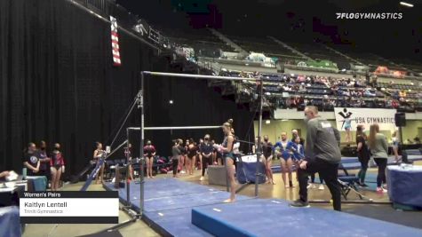 Kaitlyn Lentell - Women's Pairs, Triniti Gymnastics - 2021 Women's Xcel Region 4 Championships