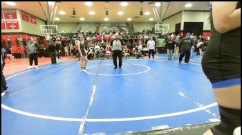 145 lbs Quarterfinal - Emma Byrd, Checotah vs Paisley Hamilton, Mannford