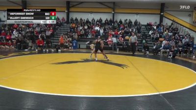 113 lbs Quarterfinal - Elliott Gnewuch, Xavier, Cedar Rapids vs DeForrest Snow, Mason City