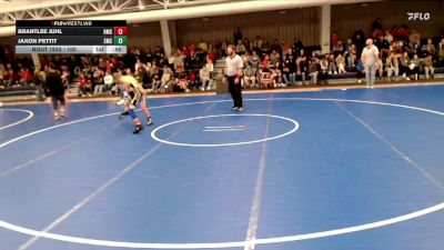 100 lbs Round 3 - Jaxon Pettit, Sunrise vs Brantlee Juhl, Horizon