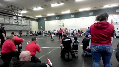 126 lbs 5th Place Match - Heber Gerratt, Declo Stingers vs Ruger Arneson, Challis Blackheart Wrestling Club