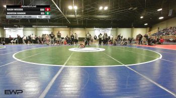 49 lbs Rr Rnd 2 - Nash Woods, Duncan Demon Wrestling vs Boston Kinder, Nixa Youth Wrestling