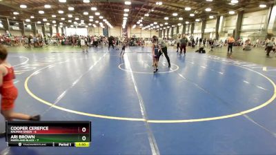 60 lbs Rd# 5- 3:45pm Friday Final Pool - Cooper Cerefice, Nauman Green vs Ari Brown, Maryland BLACK