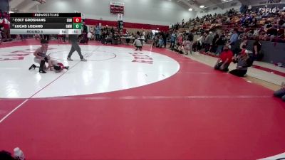 48-50 lbs Round 5 - Colt Groshans, Eaton Reds WC vs Lucas Lozano, Greeley Metro WC