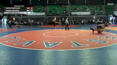 1A-4A 144 Cons. Round 2 - Jacob Heathcoat, Central Florence High School vs Cainan Mitchell, Susan Moore Hs