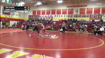 215 lbs Semifinal - Danny Small, Center Point-Urbana vs Wes Stoner, Williamsburg
