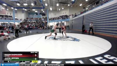 182 lbs 5th Place Match - Mason Rasmussen, Owyhee vs Justin Jeppsen, Bonneville