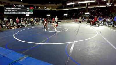 Girls 125 lbs Quarterfinal - Gabrielle Berger, Granger (Girls) vs Jocelyn Chavez, Toppenish (Girls)