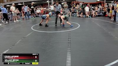 56 lbs Placement (4 Team) - Kellen Priolo, Mat Warriors vs Ezra Wilkinson, Dueling Bandits