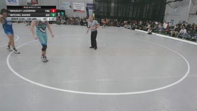 150 lbs Champ. Rd Of 16 - Bradley Lazzerini, Team Tulsa Wrestling Club vs Mitchel Baker, Jackson