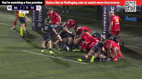 Gregor Brown Try - Glasgow v Toulouse - 2025-2026 Champions Cup Round 2