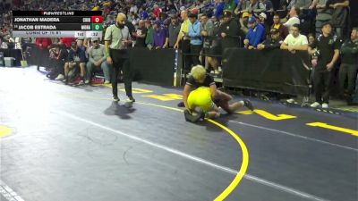 132 lbs Consi Of 16 #1 - Jonathan Madera, Chino (SS) vs Jacob Estrada, Monache (CS)