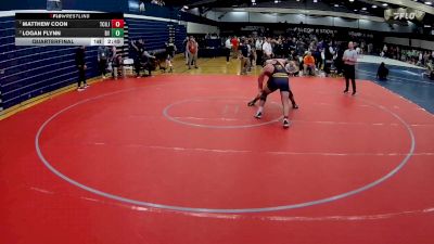 285 lbs Quarterfinal - Matthew Coon, Tcnj vs Logan Flynn, Delaware Valley