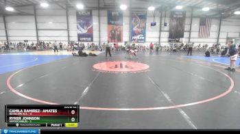 52 lbs Rd# 8- 12:30pm Saturday Final Pool - Camila Ramirez- Amates, No Escape W.A. vs Ryker Johnson, Untouchables