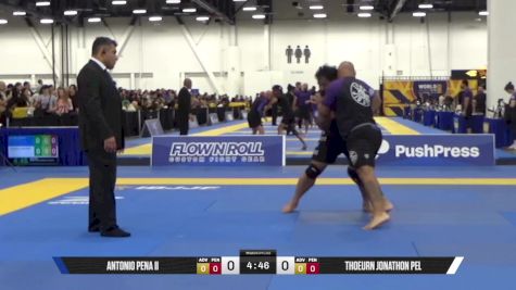 THOEURN JONATHON PEL vs ANTONIO PENA II 2025 World IBJJF Jiu-Jitsu No-Gi Championship