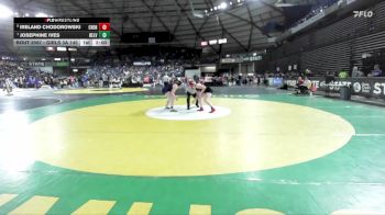 Girls 3A 145 lbs Quarterfinal - Josephine Ives, Bellevue (Girls) vs Ireland Chodorowski, Cheney (Girls)